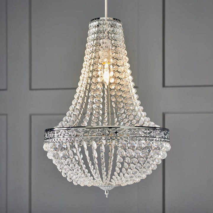 Moroccan crystal chandelier on sale